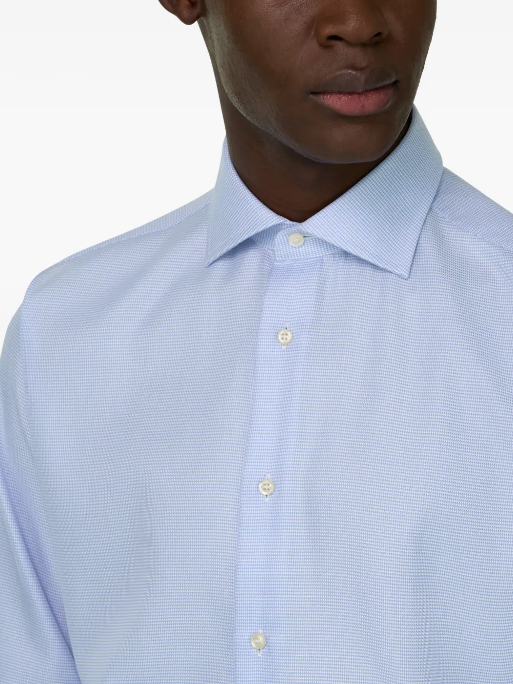 Boggi Milano Overhemd Blauw