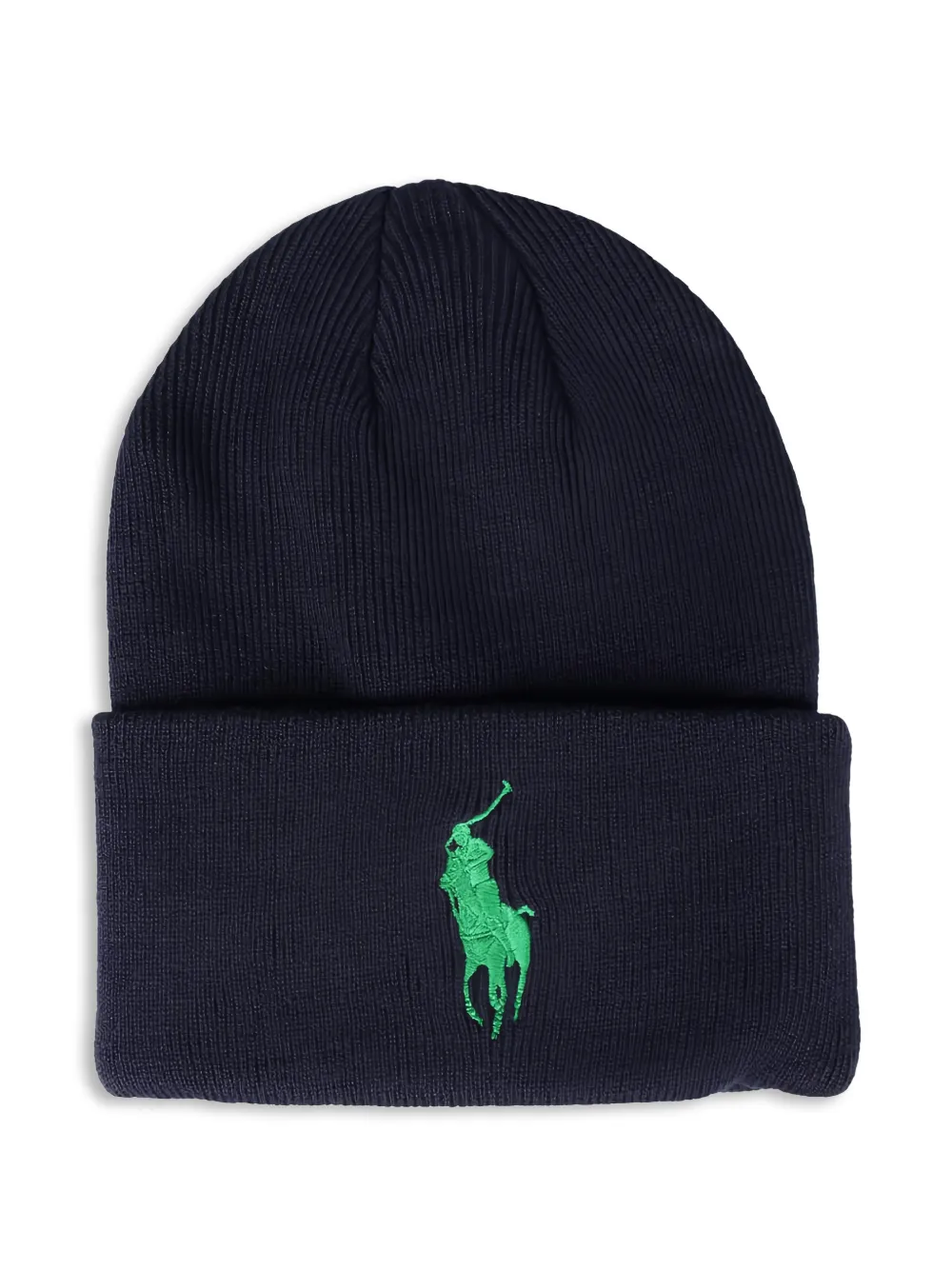 Polo Ralph Lauren logo beanie hat - Blu