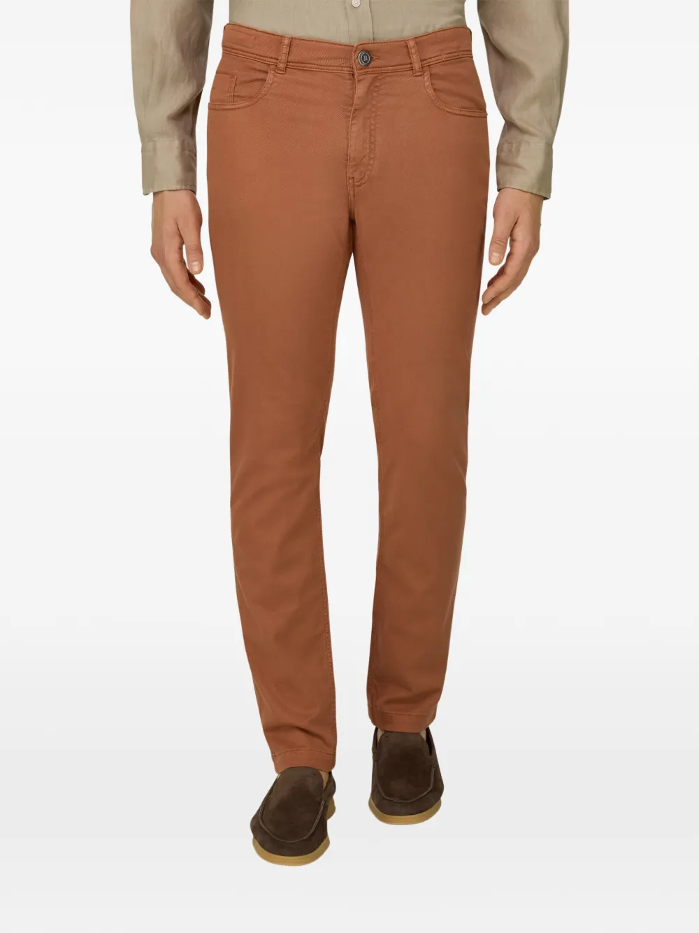  Boggi Milano Vaqueros Rectos - Naranja 
