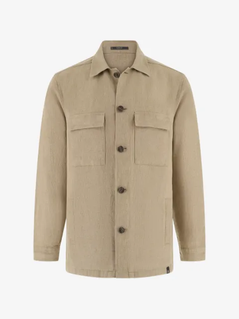 Boggi Milano sobrecamisa con bolsillo de parche