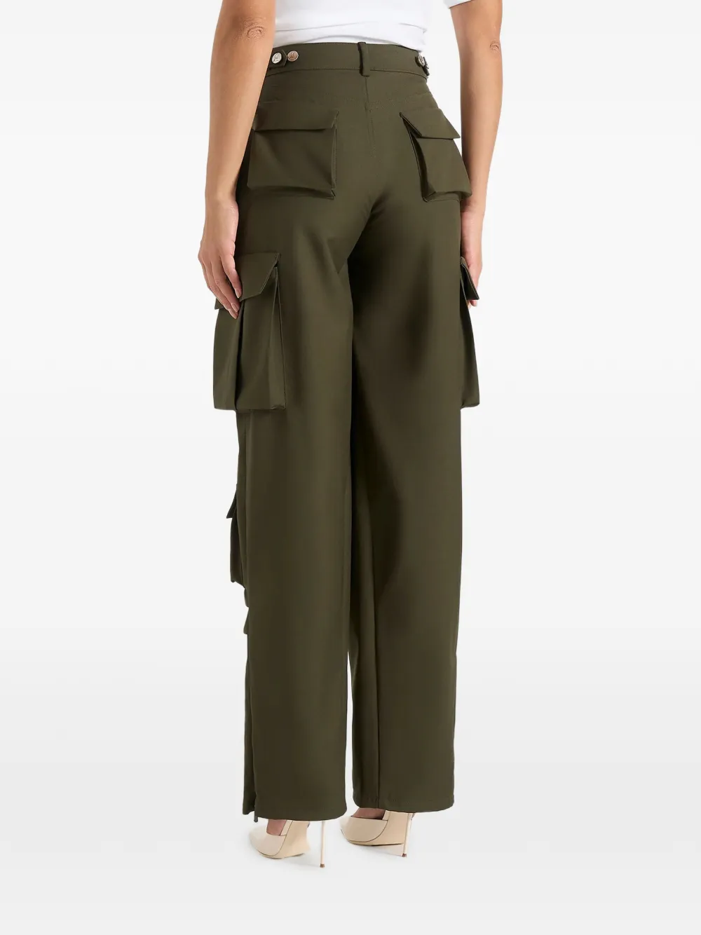 Manière De Voir Emilie in olijfgroene cargo broek