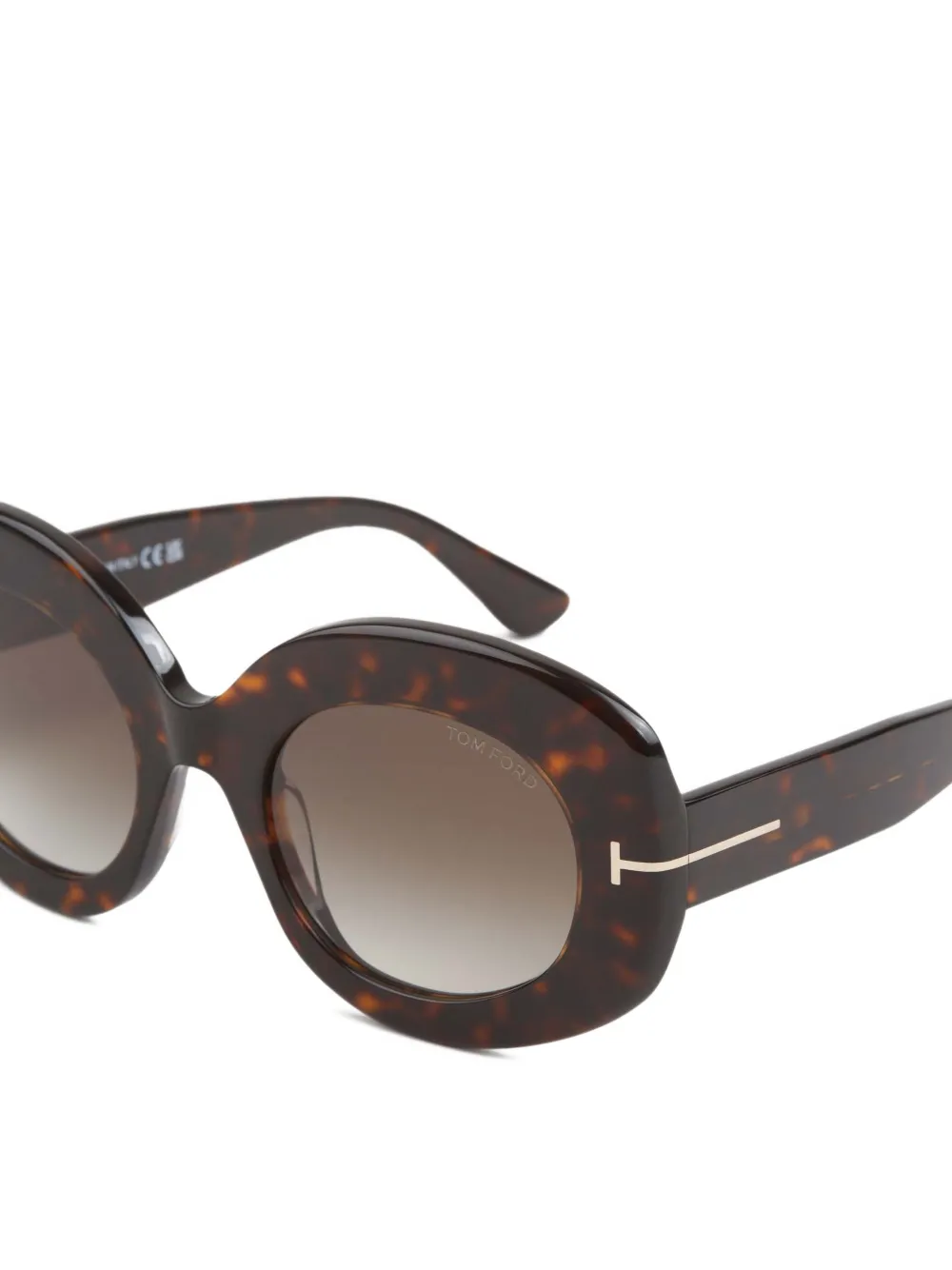  Tom Ford Round-frame Sunglasses - Brown 