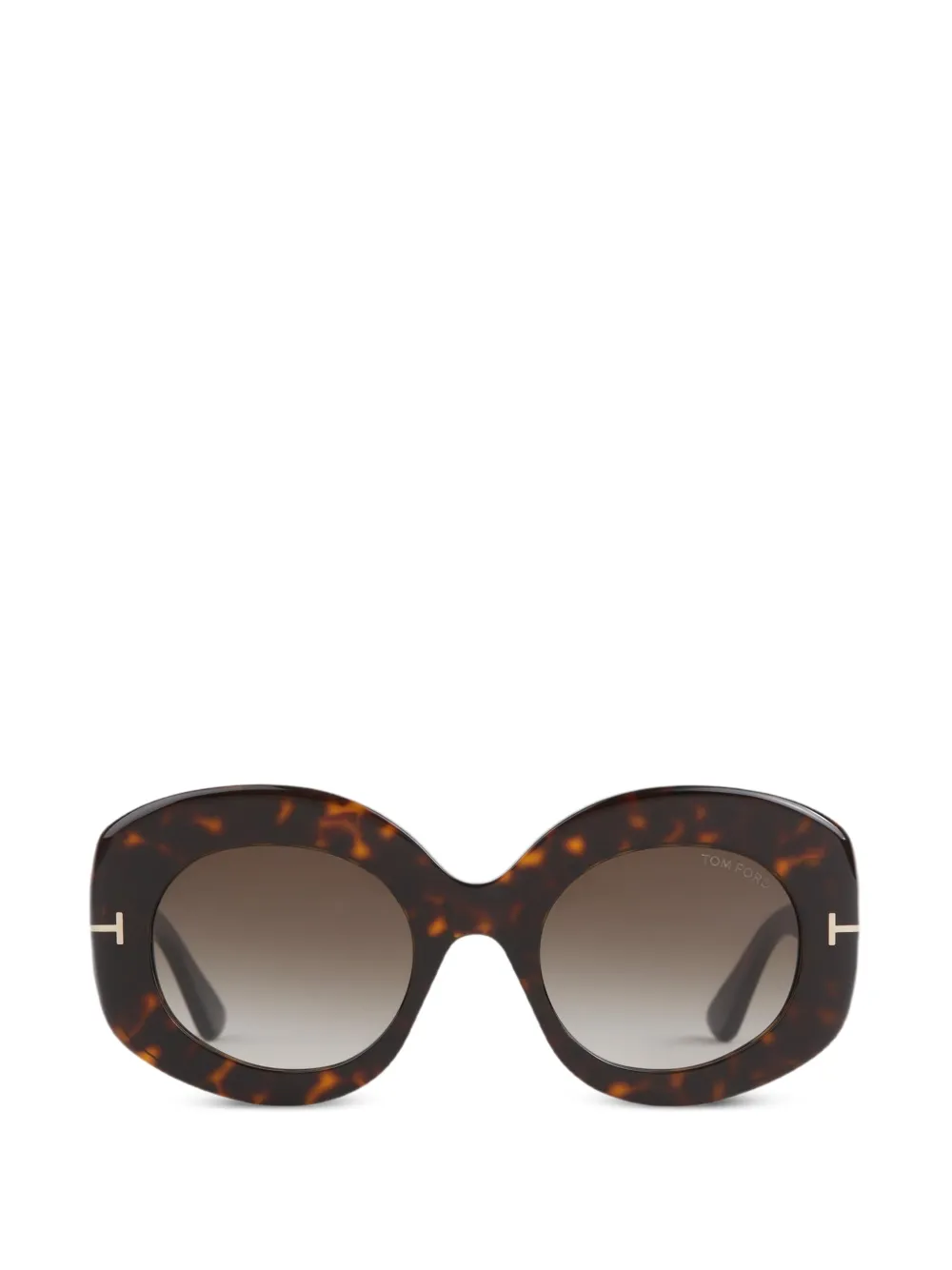 TOM FORD round-frame sunglasses - Marrone