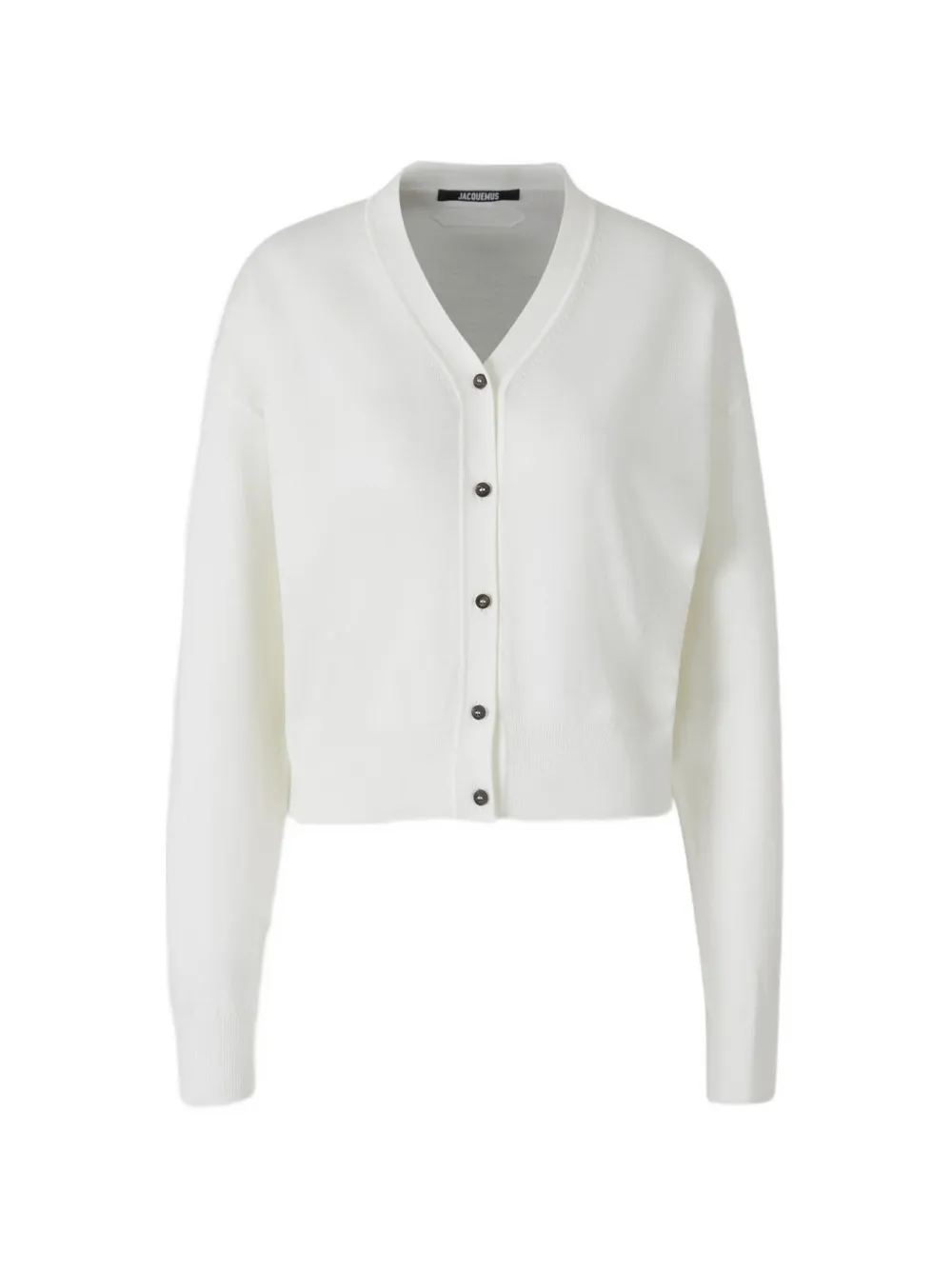 Jacquemus V-neck cardigan - Bianco