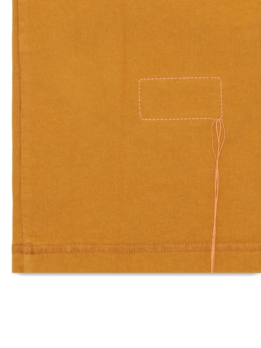 Fortela Chest-patch T-shirt in Orange, view 4