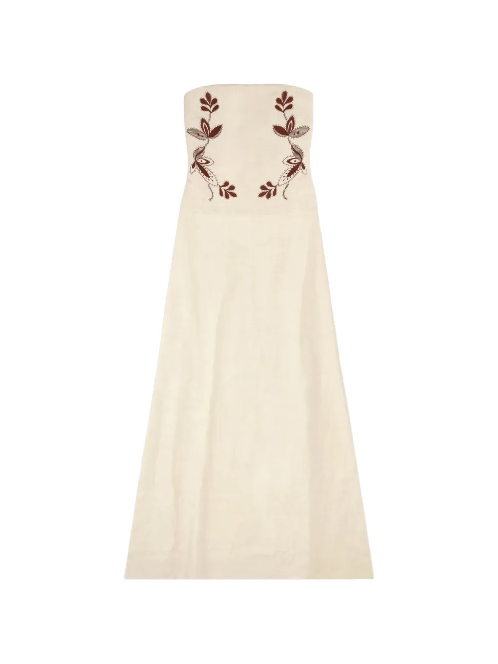 Fortela Anouk floral-embroidered dress - Toni neutri