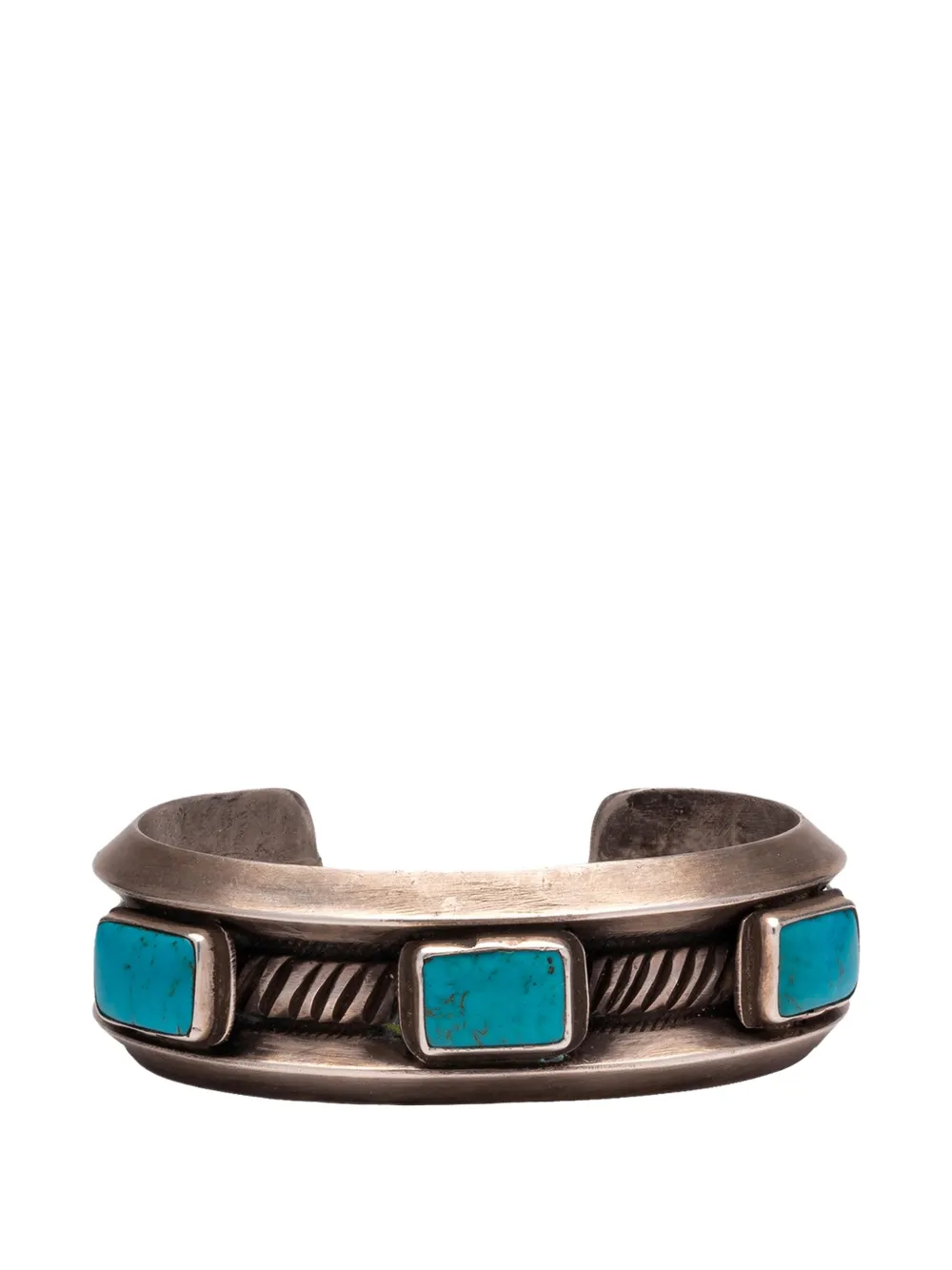 Fortela turquoise cuff bracelet - Argento