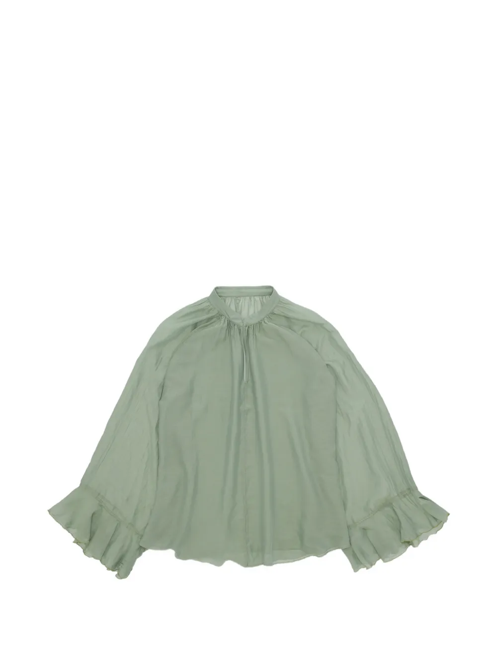 Fortela Ambre silk blouse - Verde