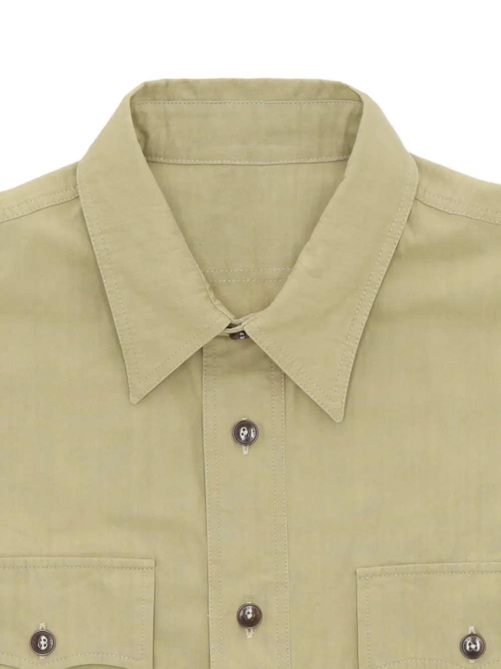 Fortela Shirtjack met zak en knoop Groen