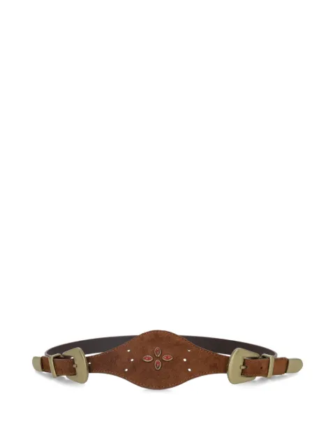 Fortela Temple studded leather belt