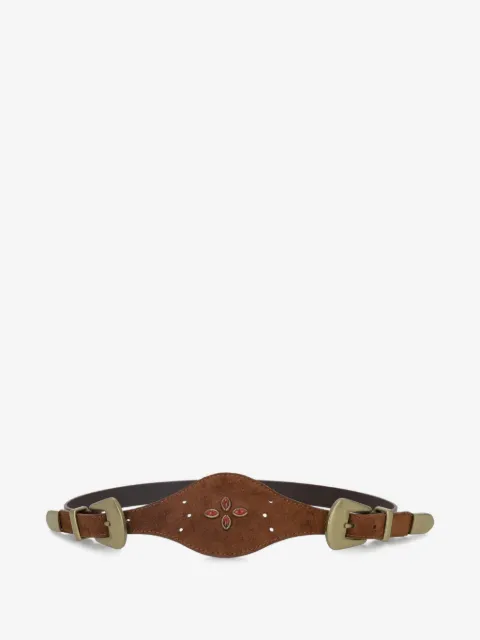 Fortela Temple studded leather belt