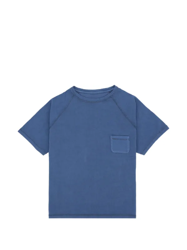 Fortela Vermont Raglan-sleeve Pocket T-shirt in Blue