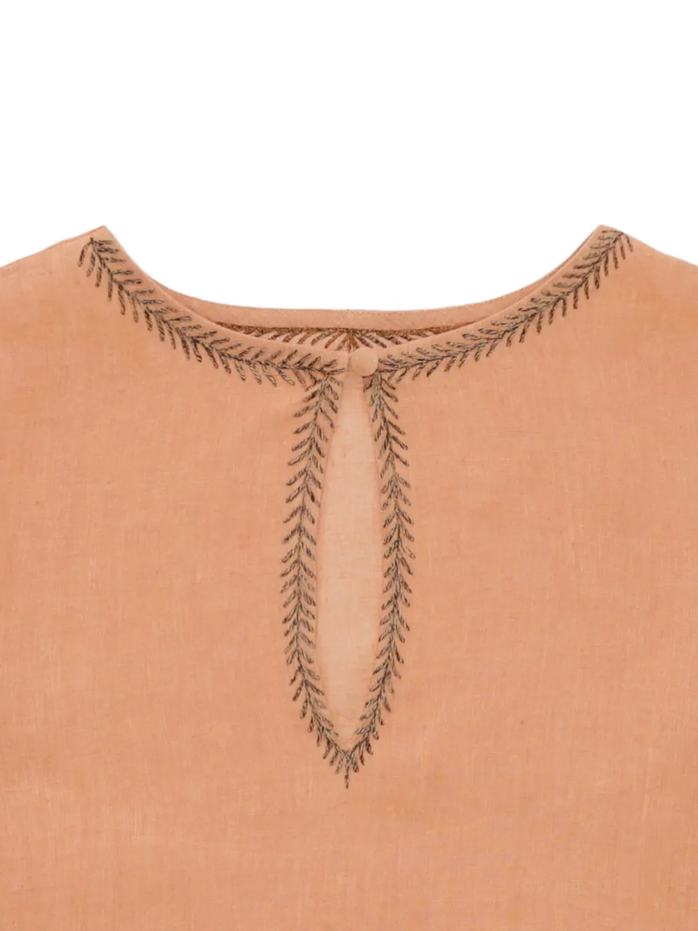  Fortela Georgie Embroidered Blouse - Orange 