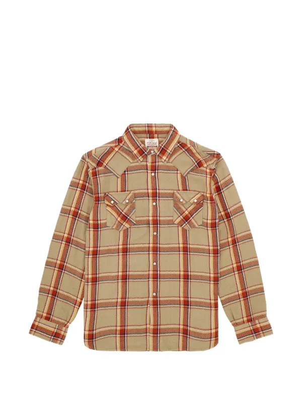 Fortela Tartan Button Shirt in Neutrals