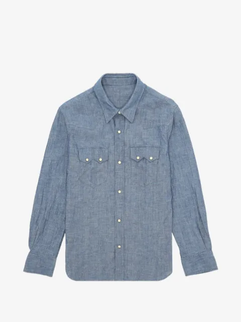 Fortela Smith Chambray Western buttoned shirt