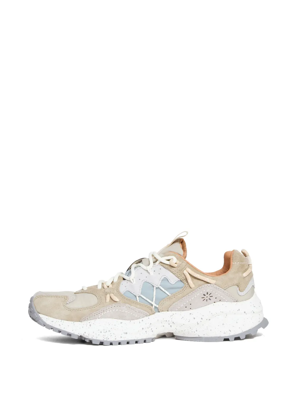 FLOWER MOUNTAIN yamabushi uni suede sneakers Beige
