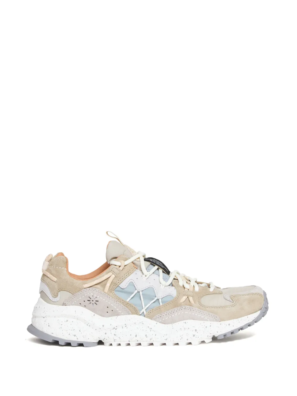FLOWER MOUNTAIN yamabushi uni suede sneakers Beige