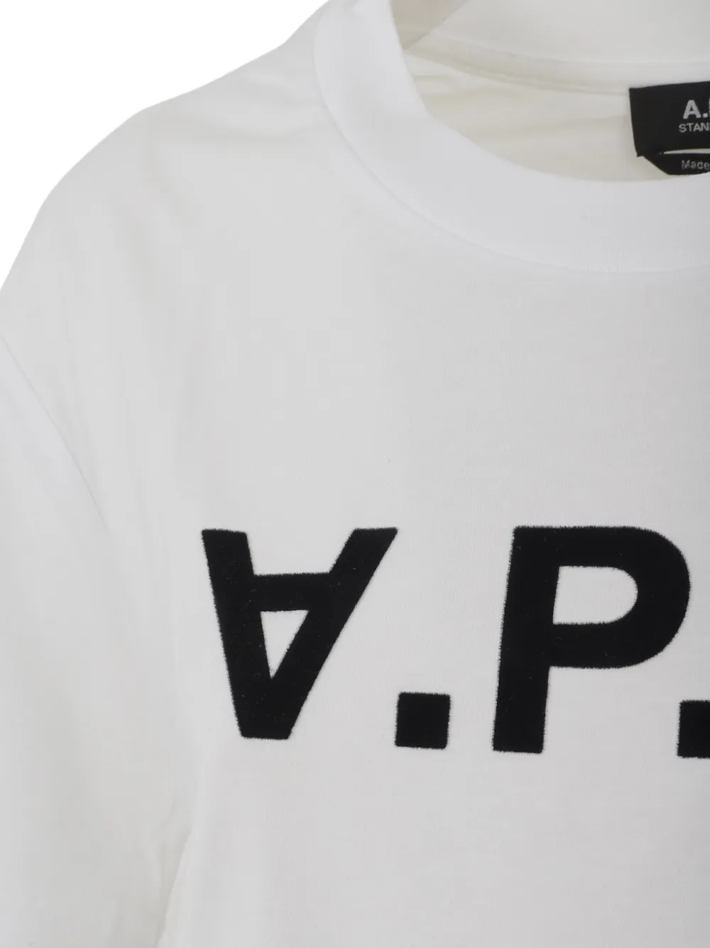  A.p.c. Grand Vpc Gots Crew-neck T-shirt - White 