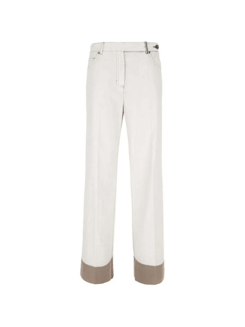 PANICALE turn-up trousers - Grigio