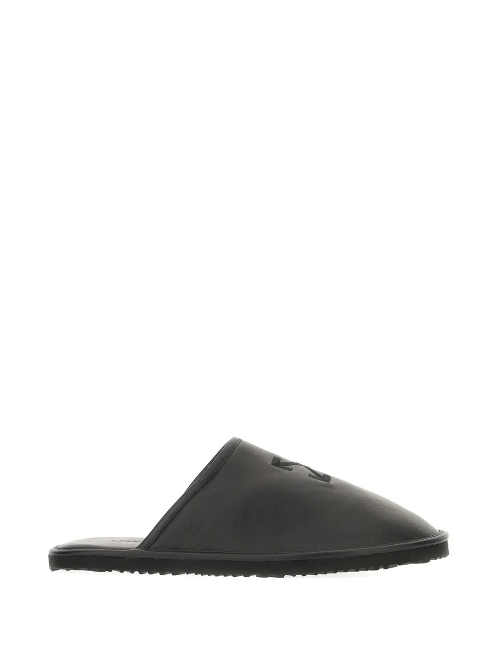 Off-White logo slippers - Nero