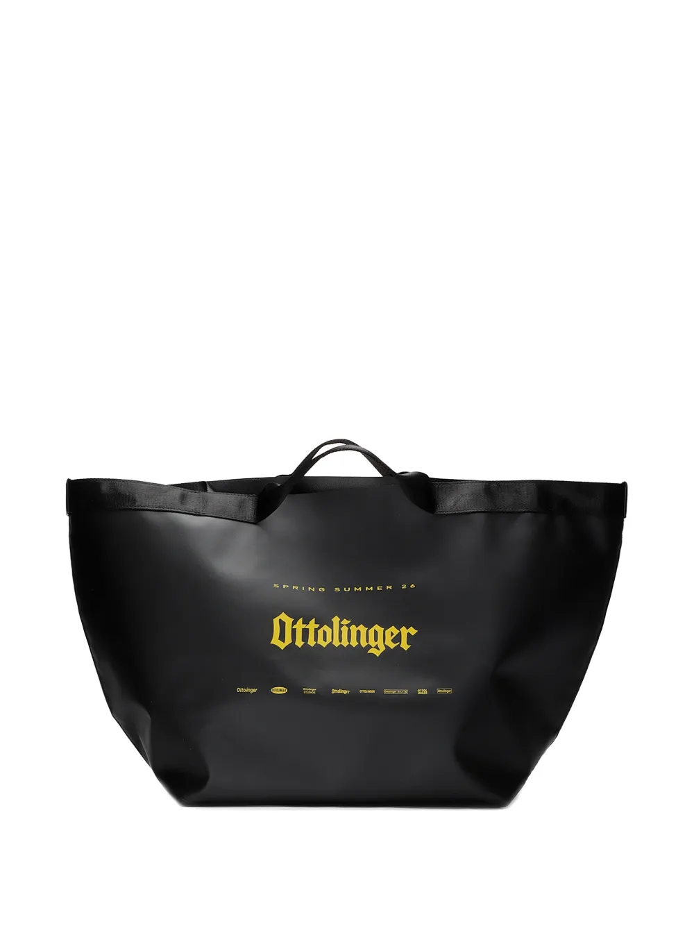 Ottolinger logo-print shopper tote bag - Nero
