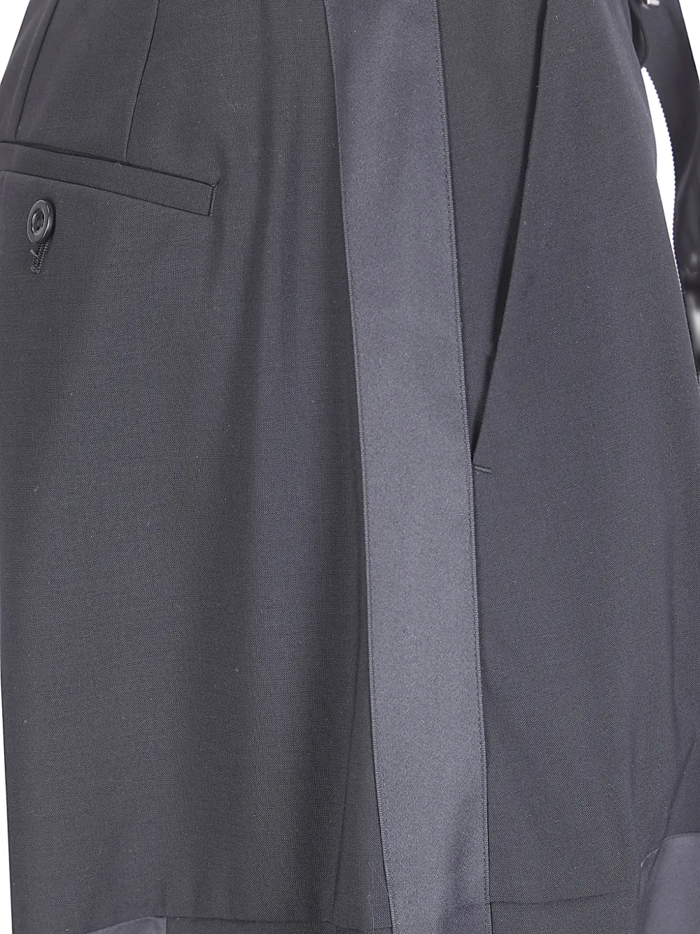 sacai Wollen broek Zwart