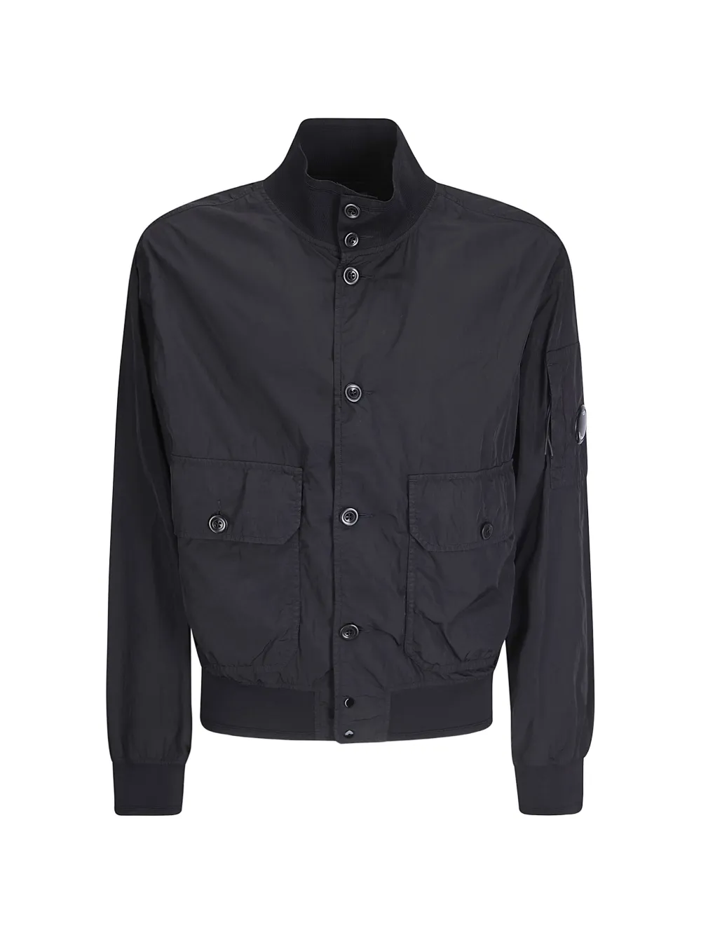 C.P. Company Chrome-R button bomber jacket - Nero