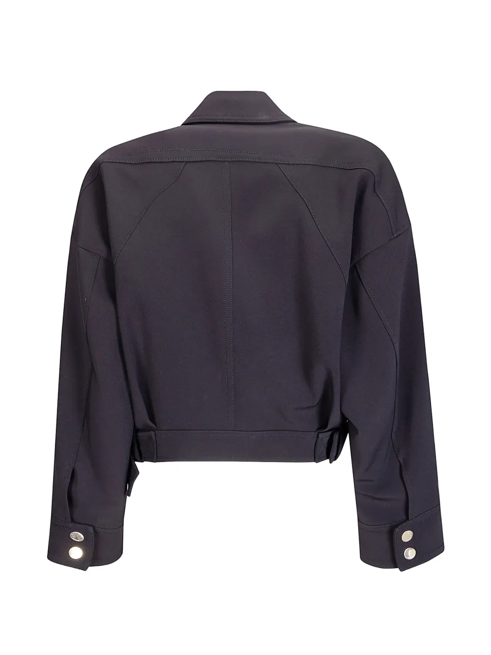  Sportmax Belted Cropped Jacket - Blue 