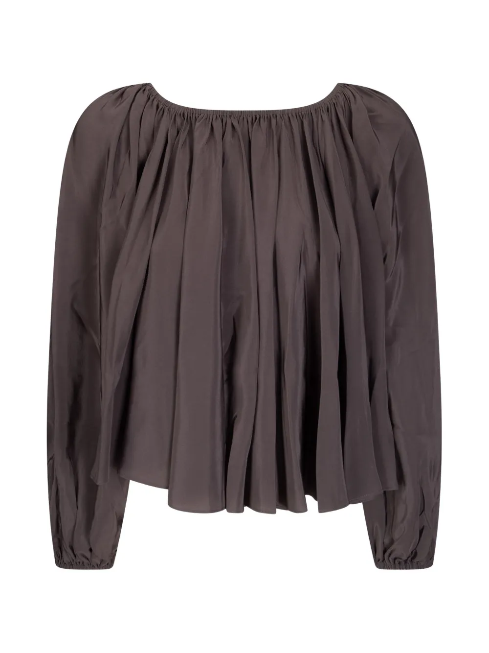 7 For All Mankind off shoulders blouse - Marrone