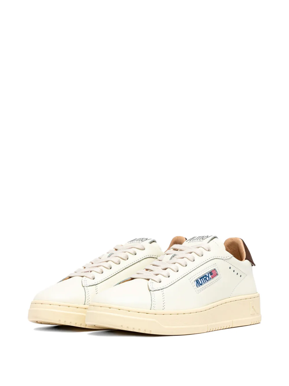 Autry Dallas low leather sneakers Beige