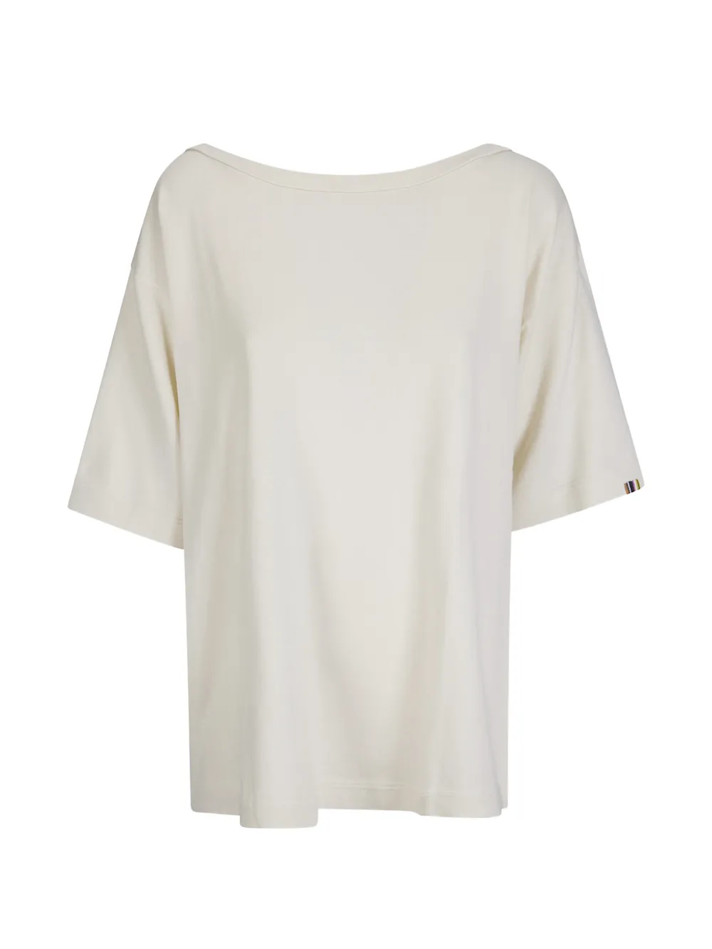 extreme cashmere short-sleeve collum T-shirt - Toni neutri