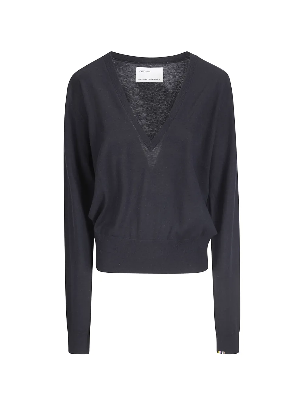extreme cashmere Nº467 Collin top - Nero