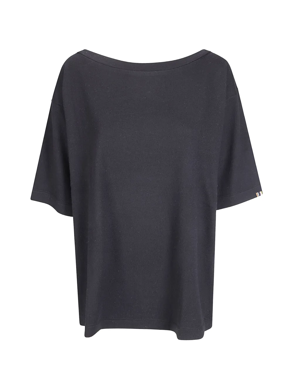extreme cashmere collum boat-neck T-shirt - Grigio