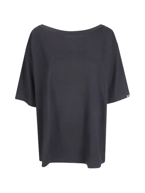 extreme cashmere collum boat-neck T-shirt