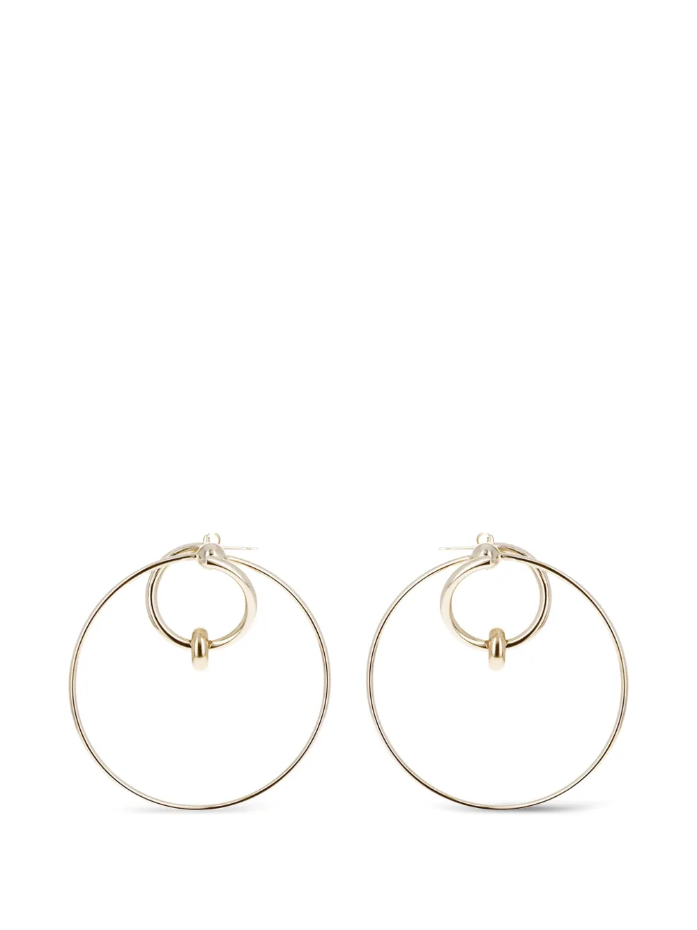 Justine Clenquet Eva circle earrings - Oro
