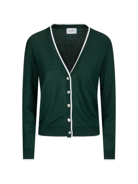 be you V-neck buttoned cardigan