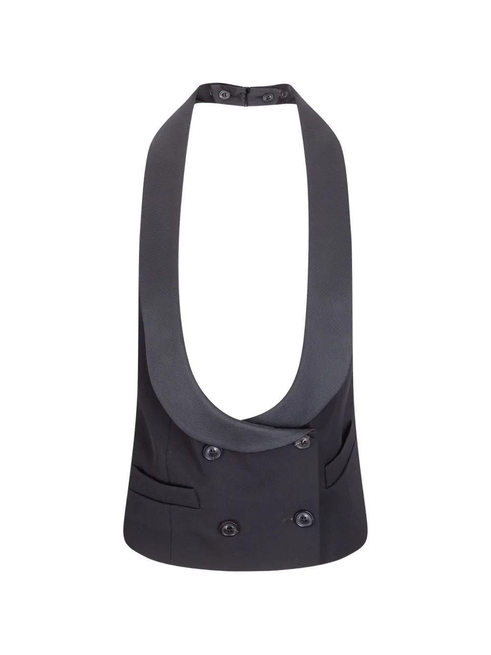 Maison Margiela double-breasted waistcoat - Schwarz