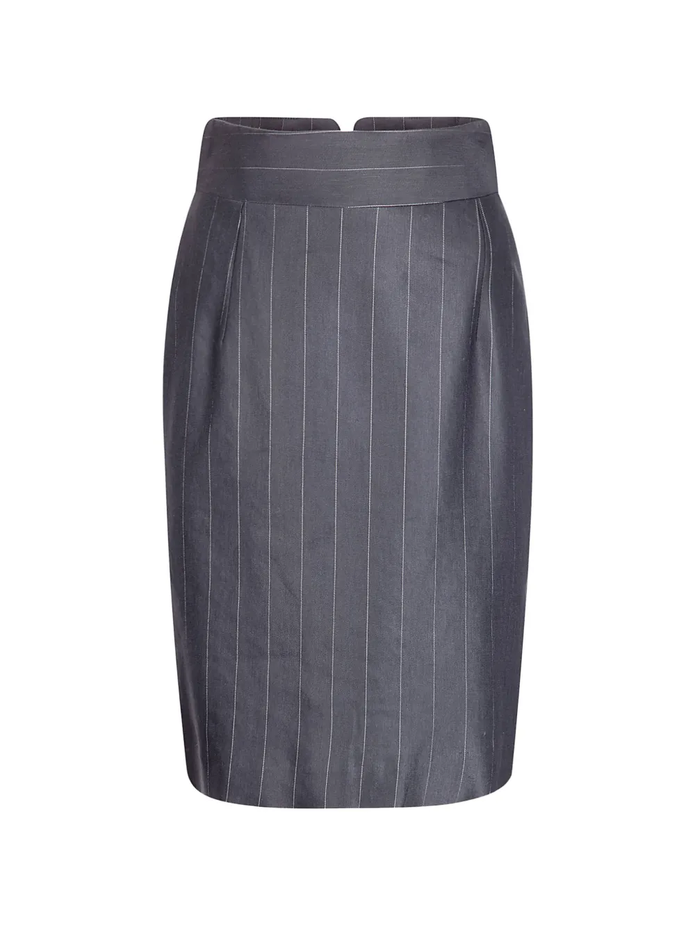 Tagliatore pinstriped pencil skirt - Grau