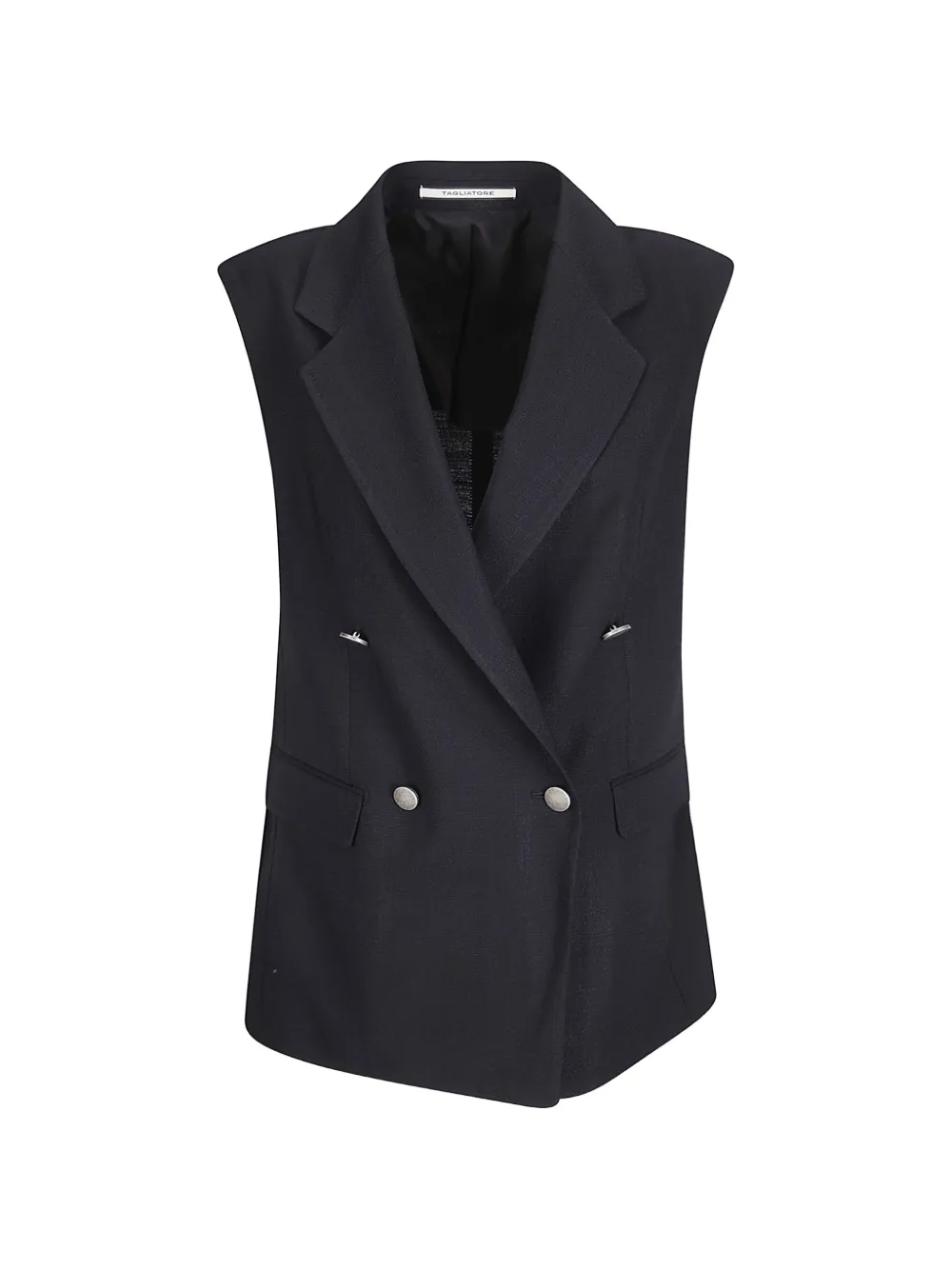 Tagliatore Bernice double-breasted waistcoat - Schwarz
