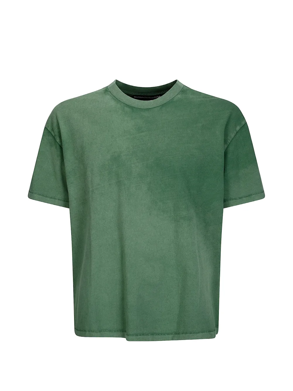 Stockholm Surfboard Club logo-print T-shirt - Verde