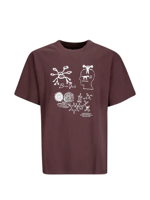 Brain Dead  Ancient Knowledge printed T-shirt