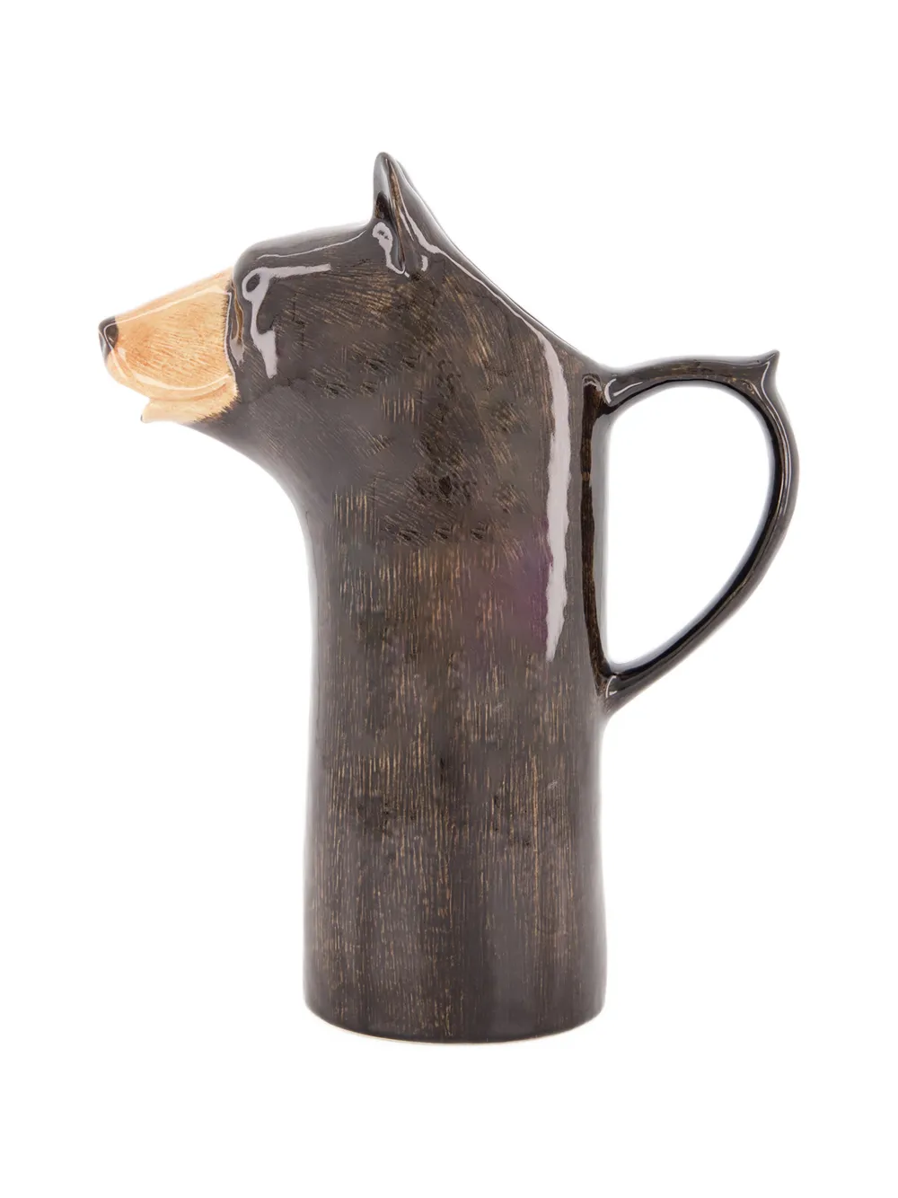 Quail Ceramics Black Bear Jug ( 14,5 cm) - Schwarz
