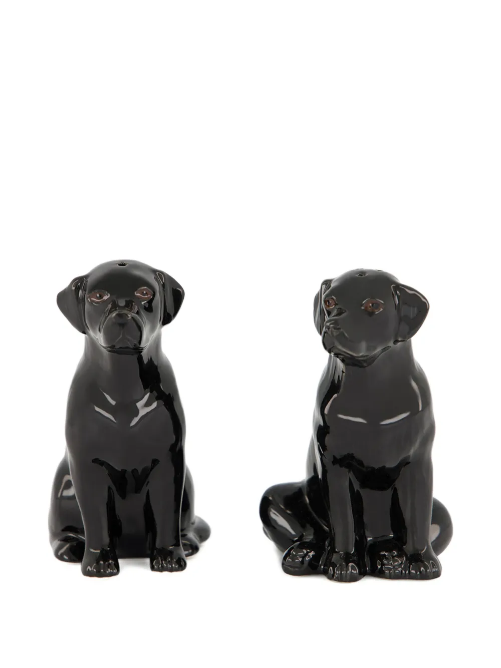 Quail Ceramics Labrador Salz- und Pfefferstreuer (2er-Set) - Schwarz