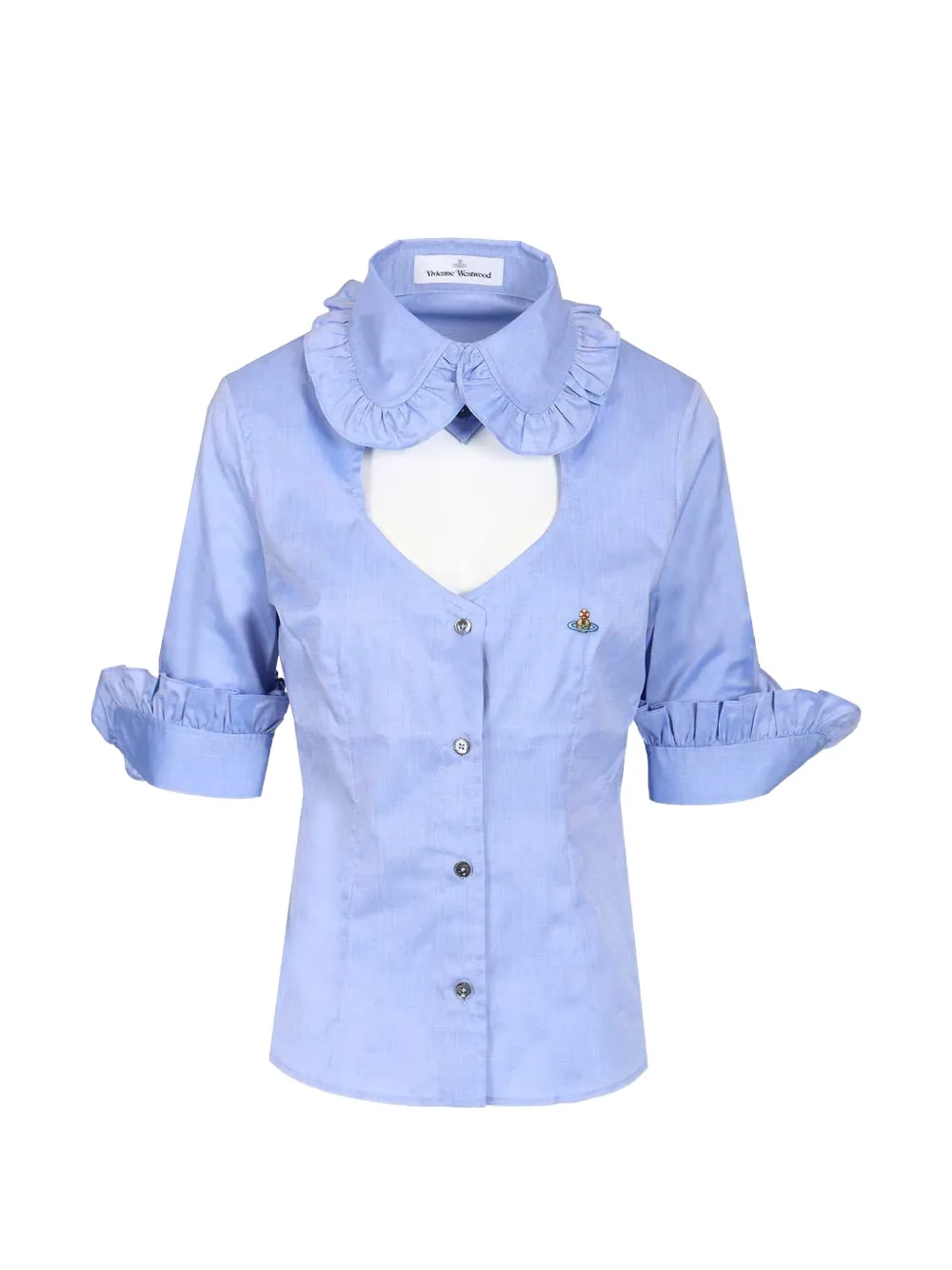 Vivienne Westwood Toulouse frill shirt - Blu