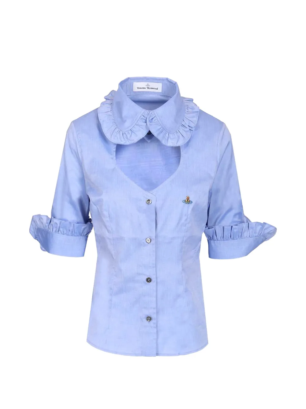 Vivienne Westwood Toulouse frill shirt - Blu