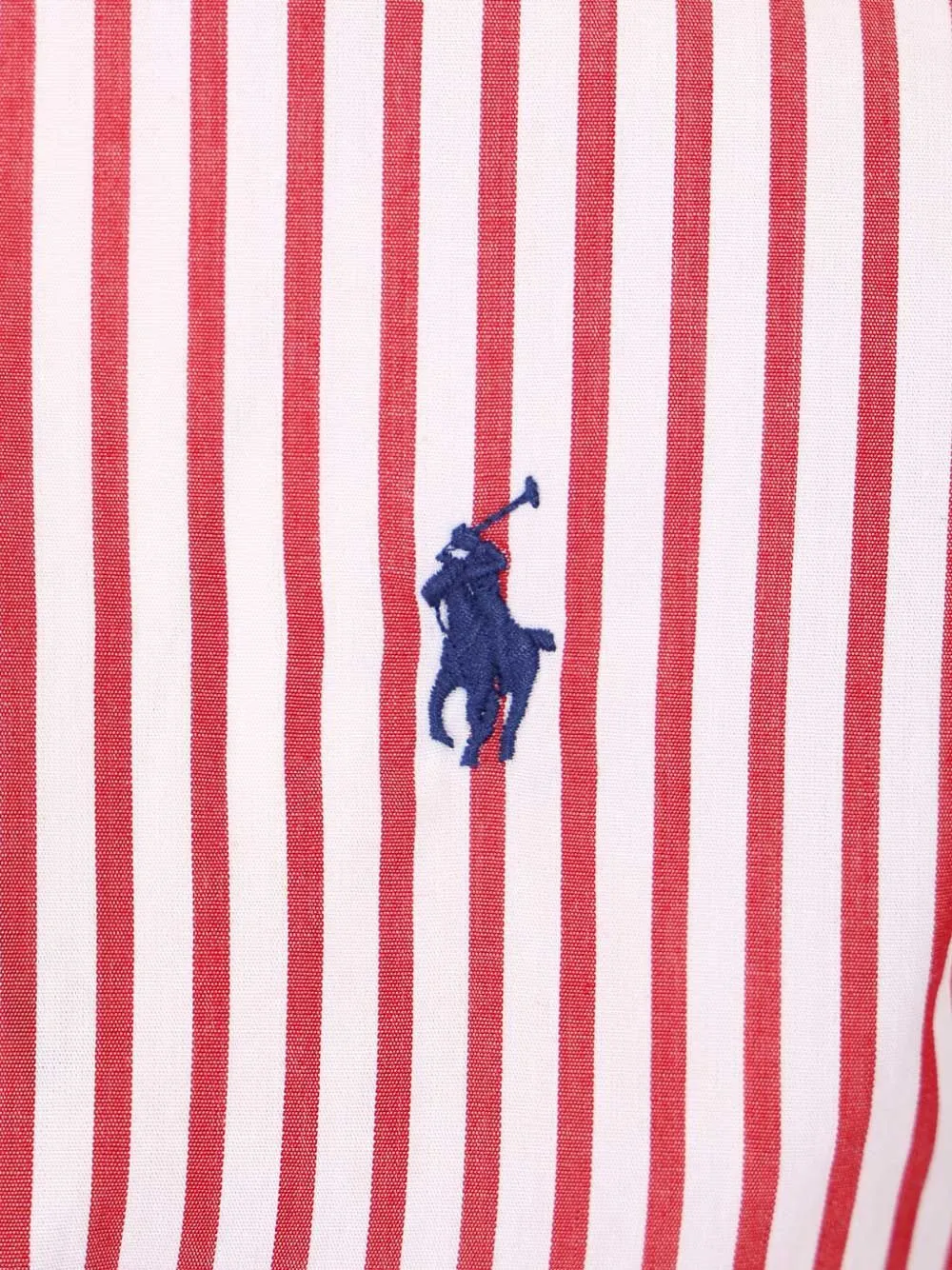 Polo Ralph Lauren Gestreept katoenen overhemd Rood