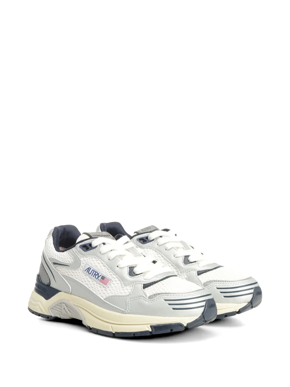 Autry Hyperway sneakers met vlakken Wit
