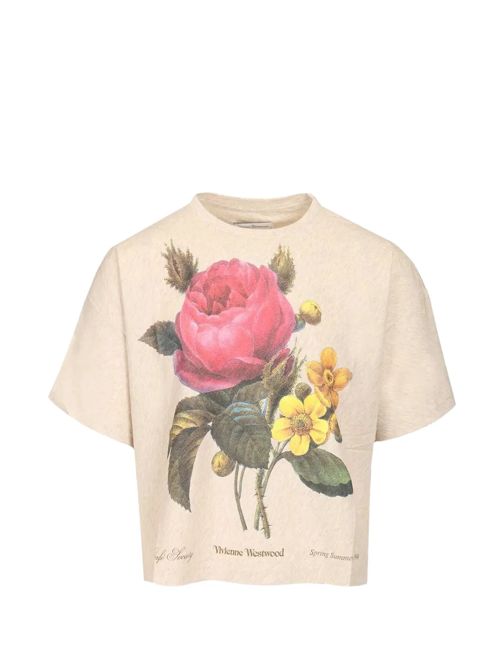 Vivienne Westwood flower box T-shirt - Toni neutri