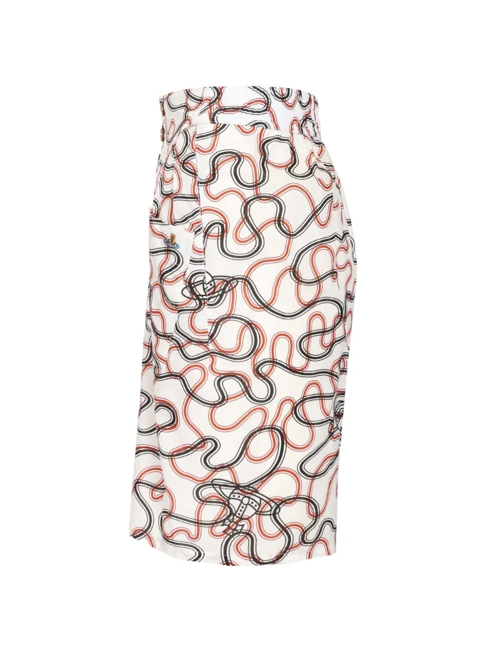 Vivienne Westwood Bermuda shorts met print Wit