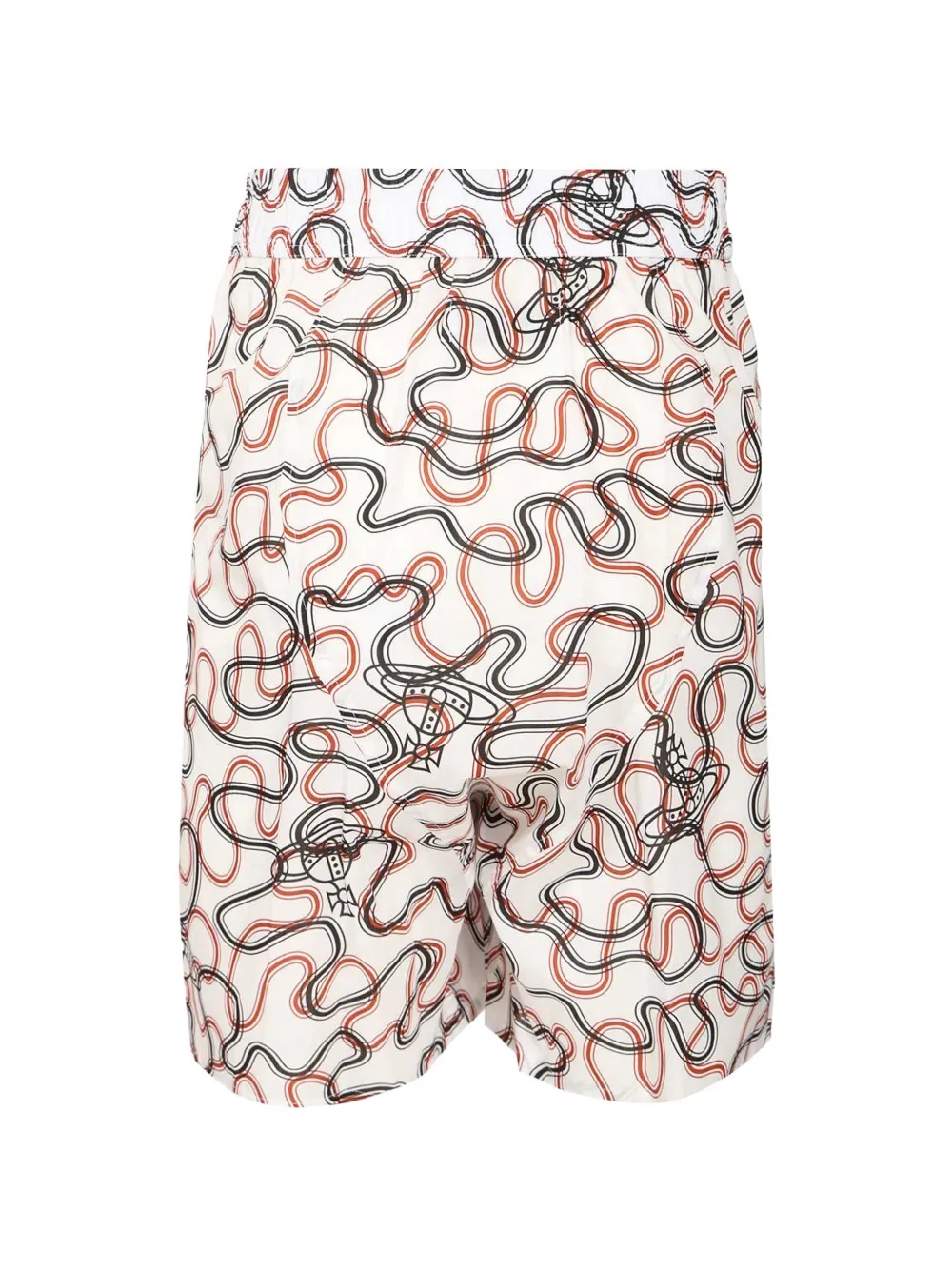Vivienne Westwood Bermuda shorts met print Wit